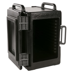 028-IT40003 Cateraide™ Insulated Food Carrier - 60 qt w/ (6) Pan Capacity, Black