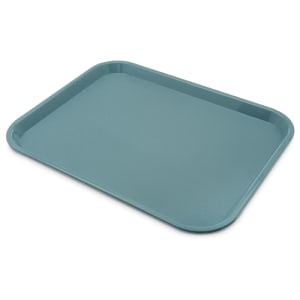 028-CT1418SB Plastic Cafeteria Tray - 17 4/5"L x 14"W, Slate Blue