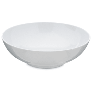 028-4381302 40 oz Round Melamine Serving Bowl, White