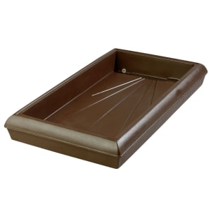 028-7670BR 38 7/8" FiveStar™ Cold Food Bar - (3) Pan Capacity, Table Top, Brown