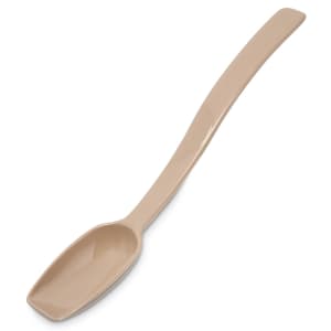 028-4460BE 8"L Solid Salad/Buffet Spoon w/  1/2 oz Capacity, Plastic, Beige