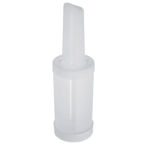 028-PS601NC02 32 oz PourPlus Quart Complete - Polyethylene, White