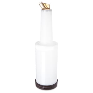 028-PS601N01 32 oz Store 'N Pour Quart Complete - Polyethylene, Brown