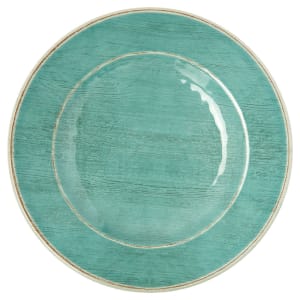 028-6400215 9" Round Melamine Salad Plate, Aqua