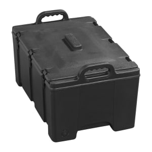 028-PC180NBK Cateraide™ Insulated Food Carrier - 24 qt w/ (1) Pan Capacity, Black