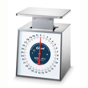 034-SF2 Fixed Dial Vertical Face Scale, 32 oz x 1/4 oz Portion