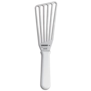 037-40435 6" Slotted Fish Turner w/ White Polypropylene Handle, Stainless Steel