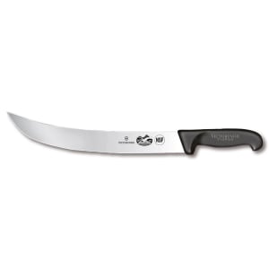 037-47630 Curved Cimeter Knife w/ 12" Blade, Black Fibrox® Nylon Handle