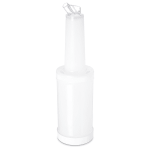 028-PS601N02 32 oz Store 'N Pour Quart Complete - Polyethylene, White