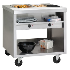 032-EHEI60C 60" Hot Food Table w/ (4) Wells & Cutting Board, 208v/1ph