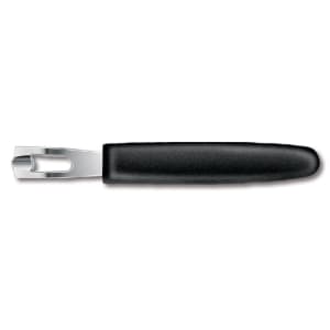 037-40793 6 1/2" Channel Knife w/ Black Polypropylene Handle