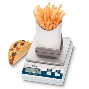 034-E160FF Counter Model Scale, French Fry Platform, Digital, 160 oz x 1/10 oz