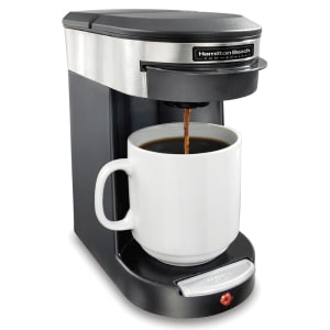 041-HDC200S 1 Cup Pod Coffee Maker - Black/Stainless, 120v