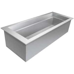 042-IWBS2 48 1/8" DropIn Cold Well w/ (2) Pan Capacity, Ice Cooled