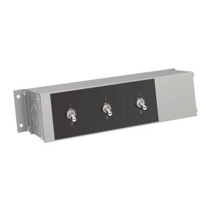 042-RMB7D 9" Remote Control Box w/ 3 Toggle Switches for 120, 208, & 240v