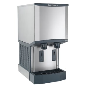 044-HID312A1 260 lb Countertop Nugget Ice & Water Dispenser - 12 lb Storage, Cup Fill, Touch-...
