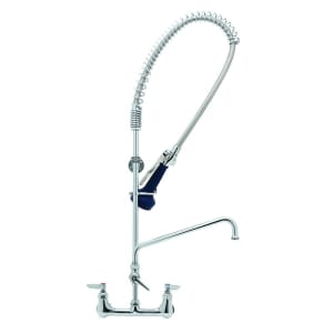 064-B0133A10B08C 37 9/16"H Wall Mount Pre Rinse Faucet - 13/20 GPM, Base with Nozzle
