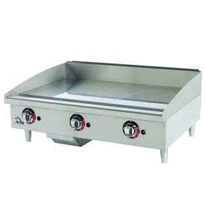 062-636TSPF 36" Gas Griddle w/ Thermostatic Controls - 1" Steel Plate, Convertible