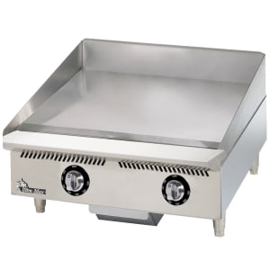 062-824TCHSA 24" Gas Griddle w/ Thermostatic Controls - 1" Chrome Plate, Natural Gas