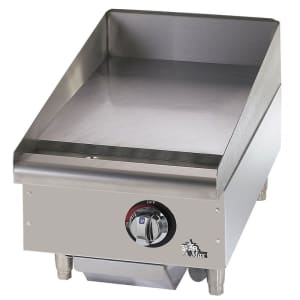 062-615MF 15" Gas Griddle w/ Manual Controls - 1" Steel Plate, Convertible