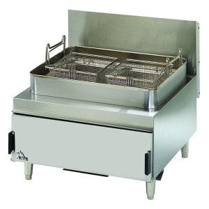 062-630FF Countertop Gas Fryer - (1) 30 lb Vat, Twin Baskets, Natural Gas