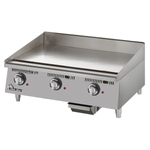 062-736TCHSA 36" Electric Griddle w/ Thermostatic Controls - 1" Chrome Plate, 208-240v/1ph/3ph