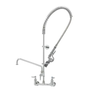 064-B013312CRBC 37 9/16"H Wall Mount Pre Rinse Faucet - 13/20 GPM, Base with Nozzle 