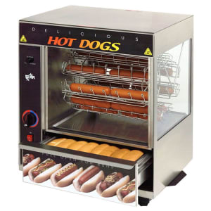 062-175CBA Hot Dog Broiler w/ 36 Franks & 32 Buns Capacity, 120v