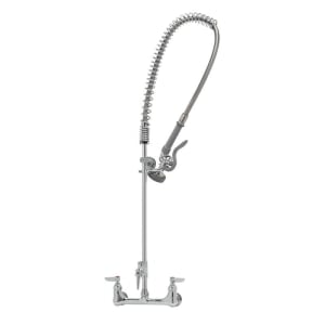 064-B0133ADFLN 37 9/16"H Wall Mount Pre Rinse Faucet - 1 3/20 GPM, Base with Nozzle