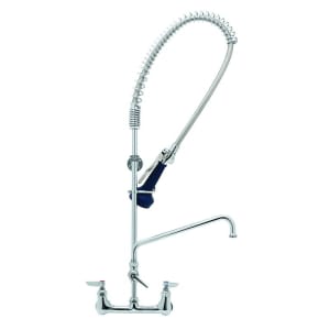 064-B0133A1208C 37 9/16"H Wall Mount Pre Rinse Faucet - 13/20 GPM, Base with Nozzle 