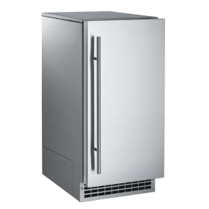 044-SCN60PA1SS 14 7/8"W Nugget Undercounter Ice Machine - 85 lbs/day, Air Cooled, Pump Drain...