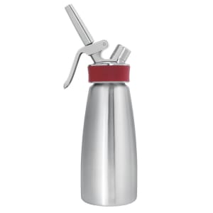061-160301 1/2 Liter Whipped Cream Dispenser - Stainless Steel, Silver 