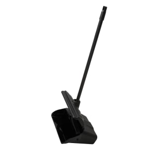 Rubbermaid Commercial 253200BLACT Lobby Pro Upright Dust Pan - Plastic - Black - 6 / Carton