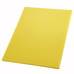 Winco CBYL-1824 Cutting Board, 18 x 24 x 1/2&quot;, Yellow