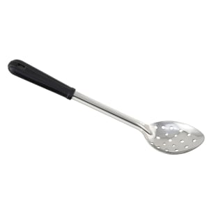 080-BSPB11 11" Perforated Basting Spoon w/ Black Bakelite Handle, Stainless