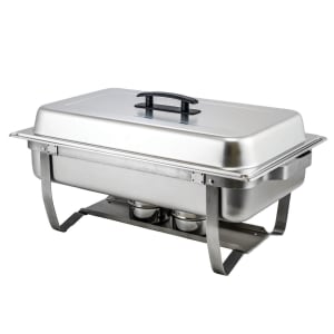 080-C4080 Full Size Chafer w/ Hinged Lid & Chafing Fuel Heat