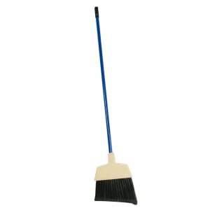 080-BRM60L 60"L Lobby Broom w/ Angle Bristles & Blue Handle