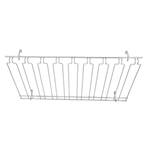 080-GHC1836 Overhead Glass Rack, 18" X 36" X 4 in, Chrome Plated