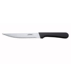 080-K60P Pointed Tip Steak Knife w/ 5" Blade & Plastic Handle