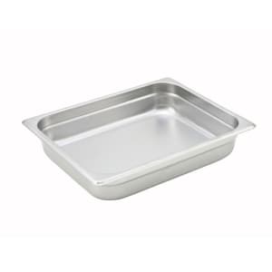 Winco SPJH-202 Half Size Steam Pan, Stainless