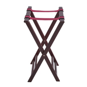080-TR34W 32" Tray Stand, Mahogany