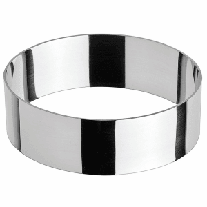 080-SPM41O Oval Pastry Mold - 4" x 1 3/8", Stainless