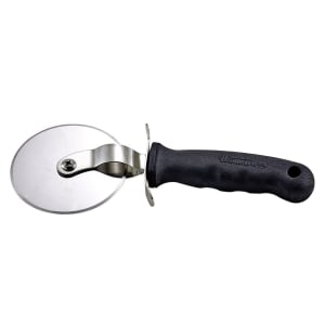 080-VP316 4" Pizza Cutter w/ Black Plastic Handle, Stainless Steel