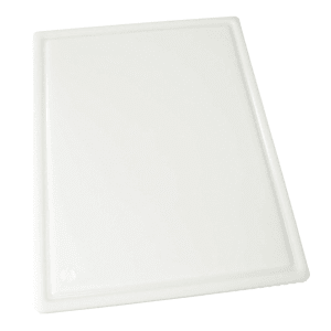 080-CBI1218 Grooved Cutting Board, 12 x 18 x 1/2", White