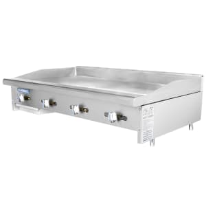 083-TAMG48NG 48" Gas Griddle w/ Manual Controls - 3/4" Steel Plate, Natural Gas
