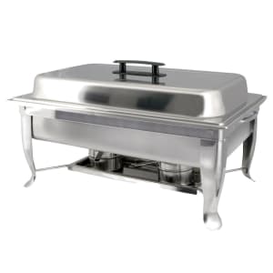 080-C1080 Full Size Chafer w/ Lift Off Lid & Chafing Fuel Heat