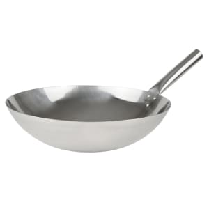 080-WOK16N 16" Stainless Stir Fry Pan