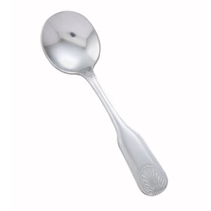 080-000604 6 3/8" Bouillon Spoon with 18/0 Stainless Grade, Toulouse Pattern