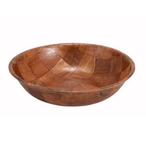 080-WWB5 5" Round Salad Bowl, Woven Wood
