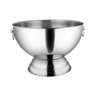 080-SPB35 3 1/2 ga Round Punch Bowl, Stainless